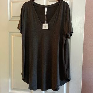 Brand New Zenana Premium Gray Tee - Never Worn!